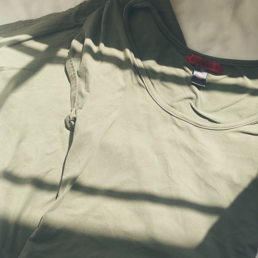 mini army green dress